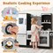 Costway Kids Cooking Pretend Play Toy Children Playset Wooden Kitchen Set Gift